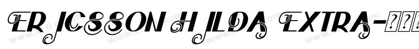 Ericsson Hilda Extra字体转换
